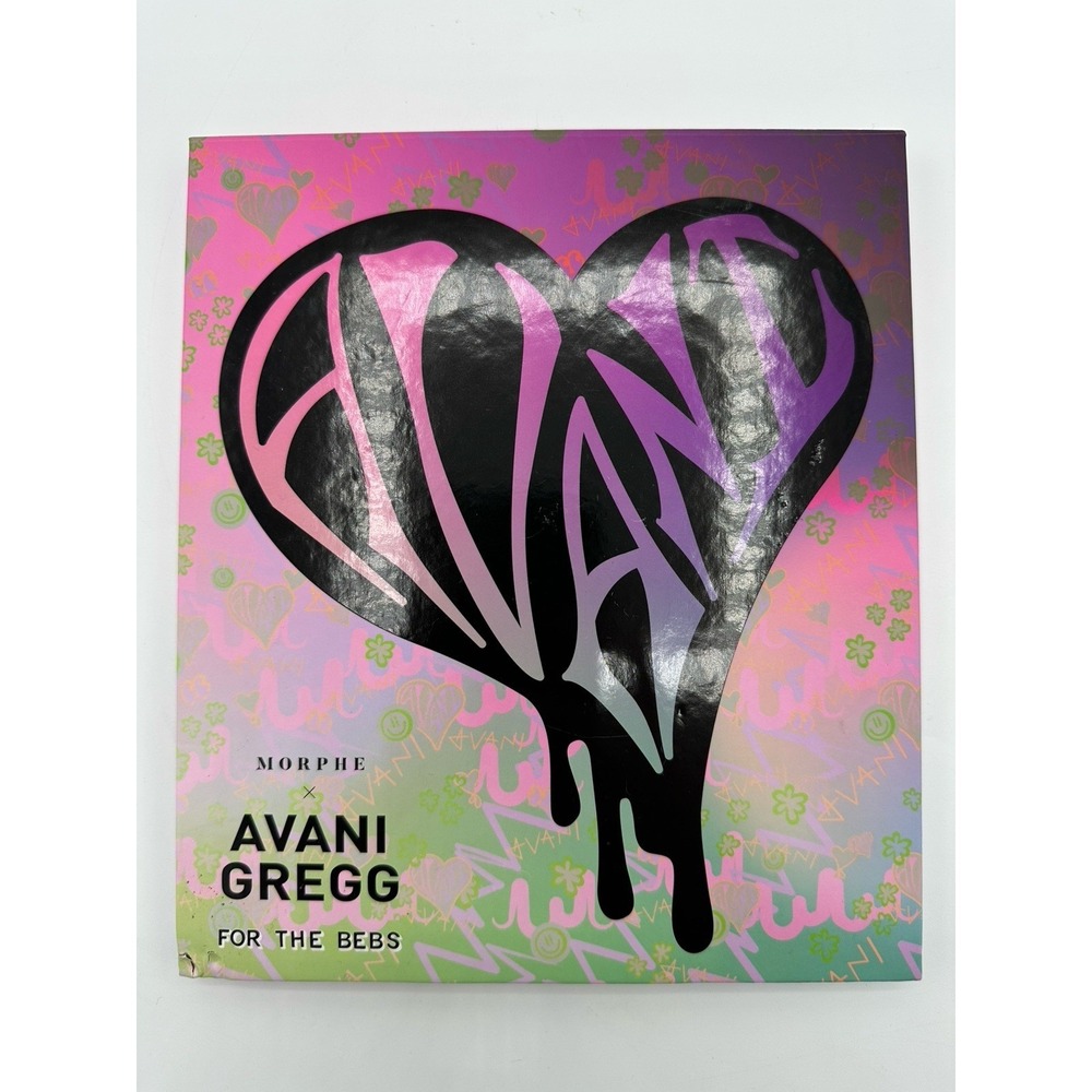 Morphe x Avani Gregg Eyeshadow Palette Artistry 30 Shade Colorful New